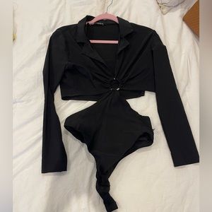 Zara body suit with Cut-out